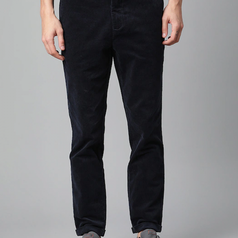 Men Regular Mid Rise Trousers