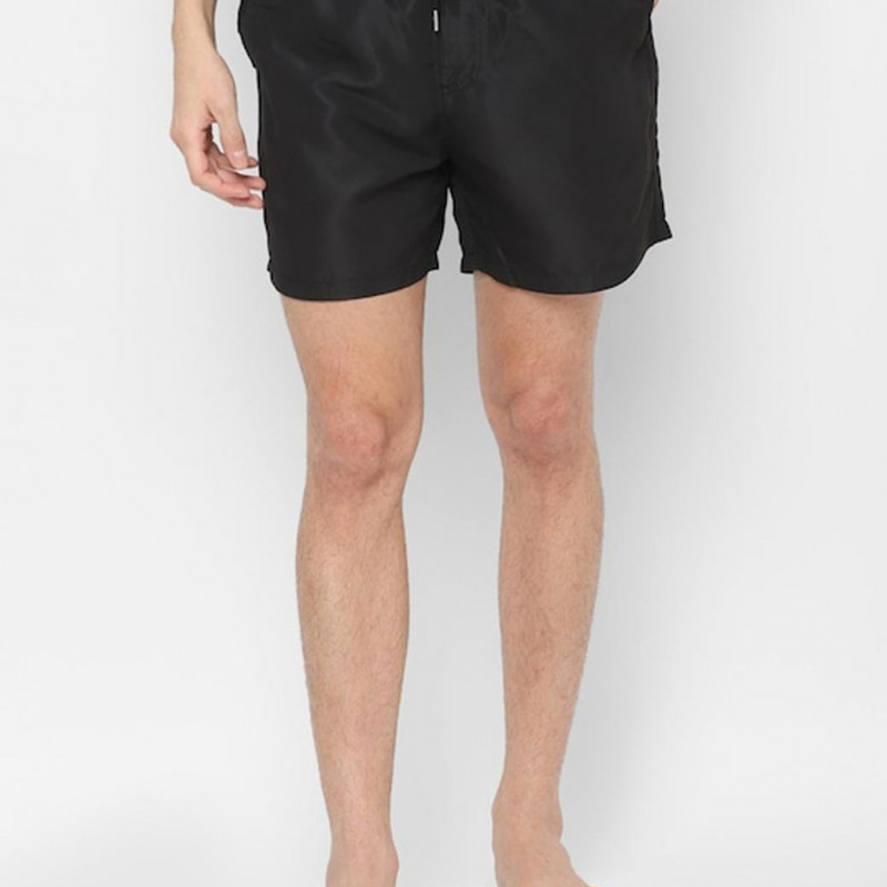 Men Solid Swim Shorts