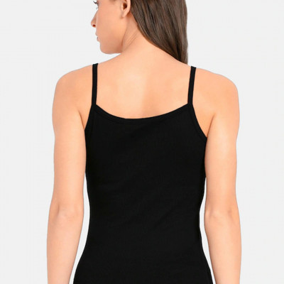 Women Black Solid Thermal Top