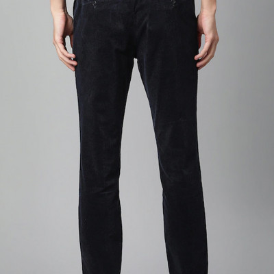 Men Regular Mid Rise Trousers
